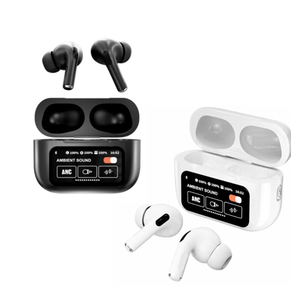 A9 Pro| Wireless Bluetoot Anc Noise Reduction | Led Touch Screen Earbuds