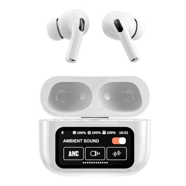 A9 Pro| Wireless Bluetoot Anc Noise Reduction | Led Touch Screen Earbuds