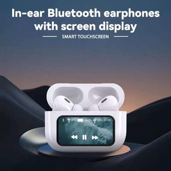 A9 Pro| Wireless Bluetoot Anc Noise Reduction | Led Touch Screen Earbuds