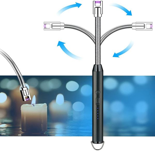 Arc Lighter With Usb Charging | Safety Switch | Rotate 360